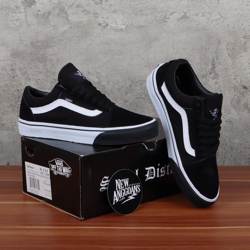 Vans old outlet skool black bumper