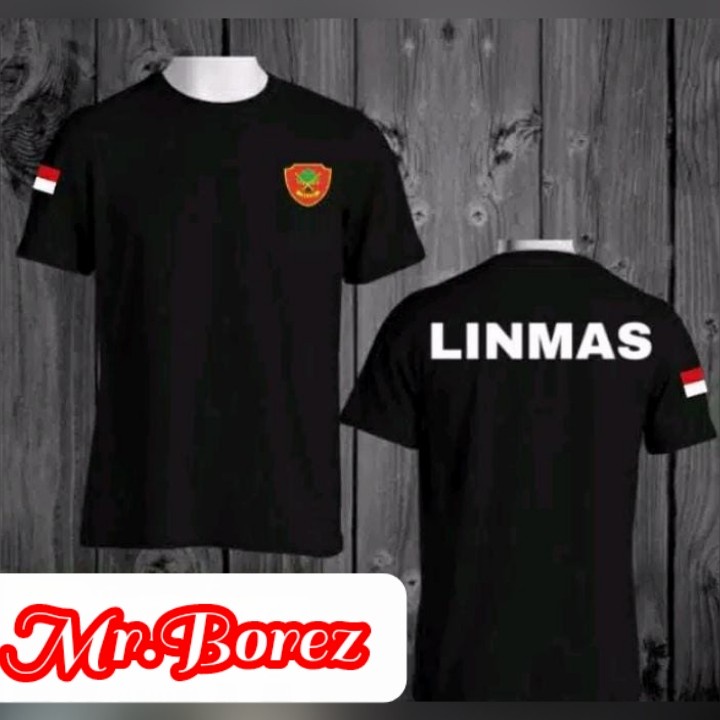 Jual Kaos Linmas Lengan Pendek/ Baju Linmas / Tshirt Linmas Pendek ...