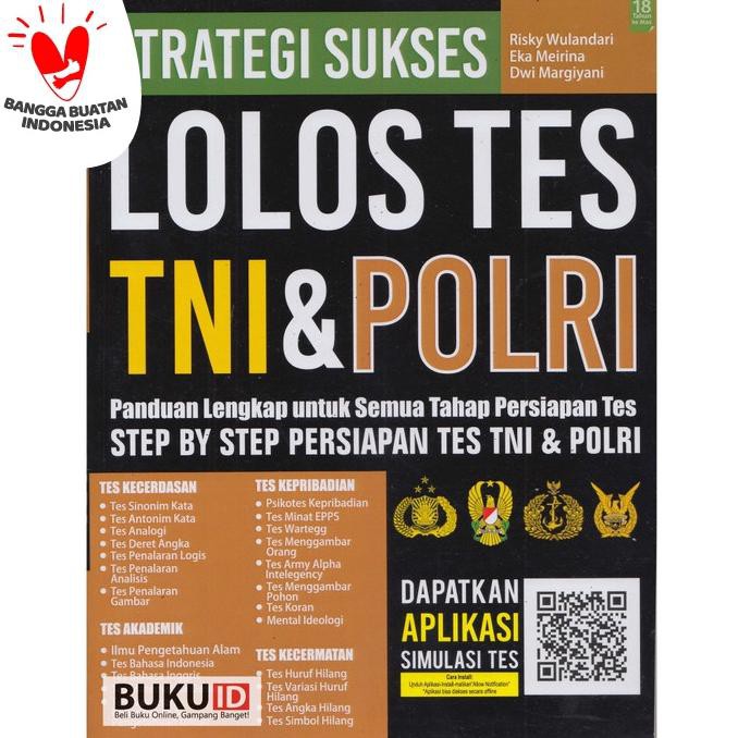 Jual Buku Strategi Sukses Lolos Tes Tni Dan Polri Panduan Lengkap