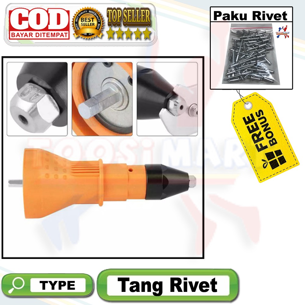 Jual Tang Ripet Bor Listrik Adapter - Tang Rivet Adaptor Rivet Gun ...