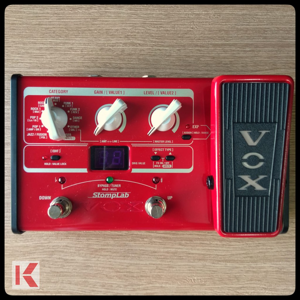 Jual Efek Bass Multi Effect Vox Sl2b Sl 2b Sl2 B Stomplab 2g Multi