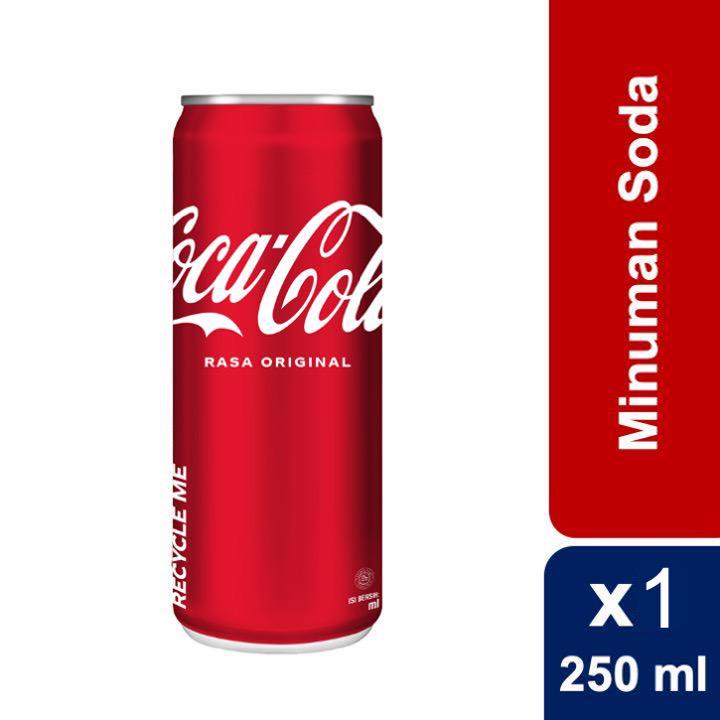 Jual CocaCola Slim Can 250 mL Shopee Indonesia