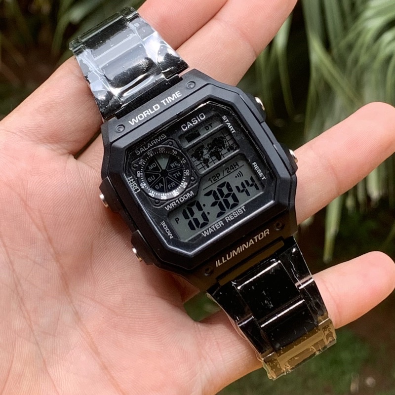 Jual BUY 1 GET 1 FREE Jam Tangan CASIO AE1200 AE1200 WHD DIGITAL