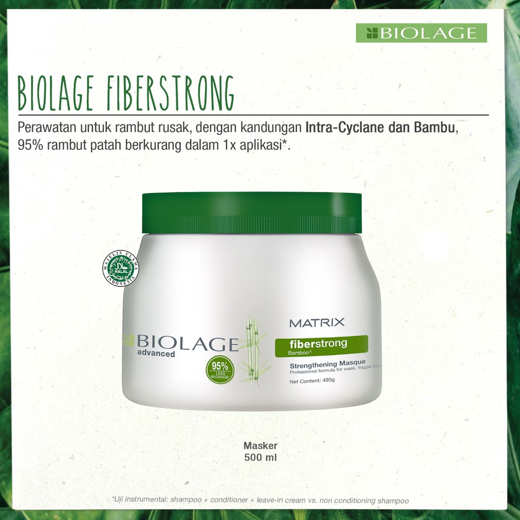 Jual MATRIX BIOLAGE FIBERSTRONG MASK 490 GR ( MASKER RAMBUT ) Shopee Indonesia