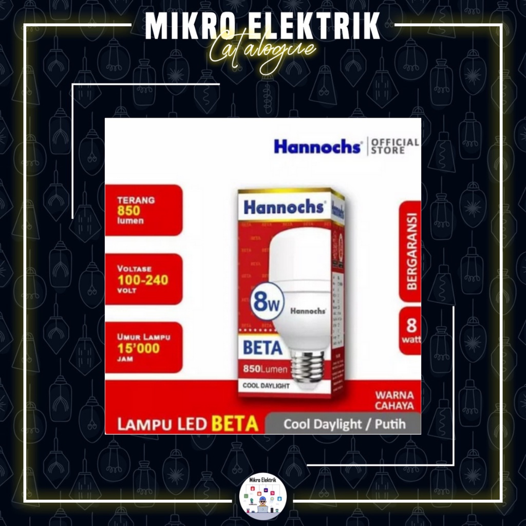 Jual Lampu Hannochs Beta Led Watt Shopee Indonesia