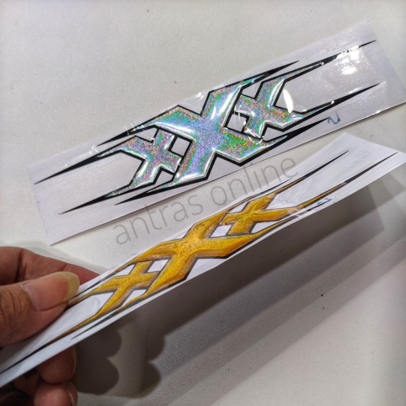 Jual emblem timbul triple x - stiker motor. | Shopee Indonesia
