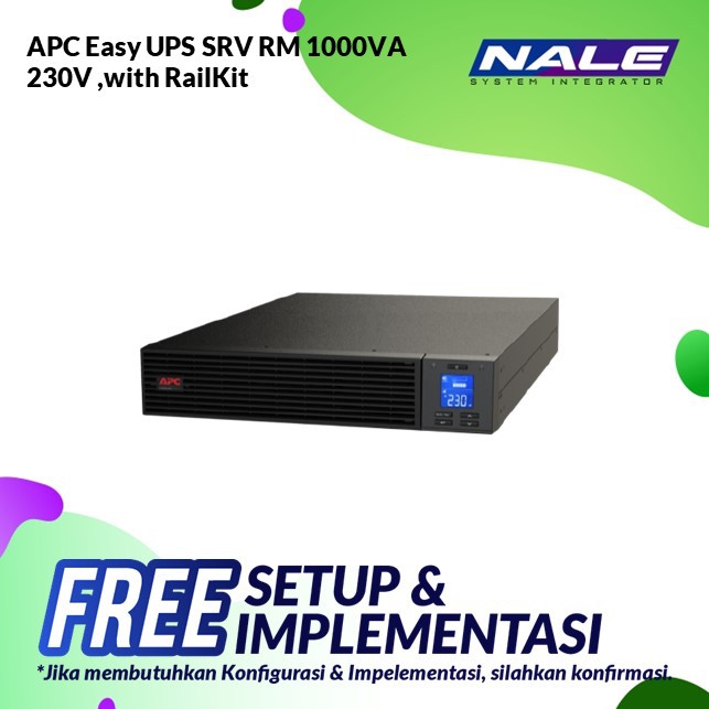 Jual APC Easy UPS SRV RM 1000VA 230V ,with RailKit(SRV1KRIRK) | Shopee ...