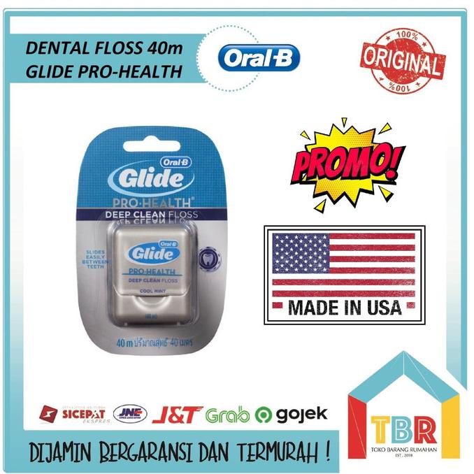 Jual Oral B Glide Pro Health Deep Clean Dental Floss Benang Gigi