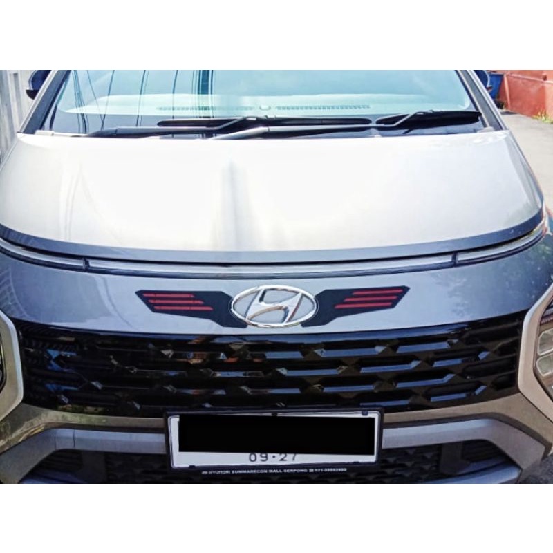 Jual hyundai stargazer front emblem garnish logo garnis depan | Shopee ...