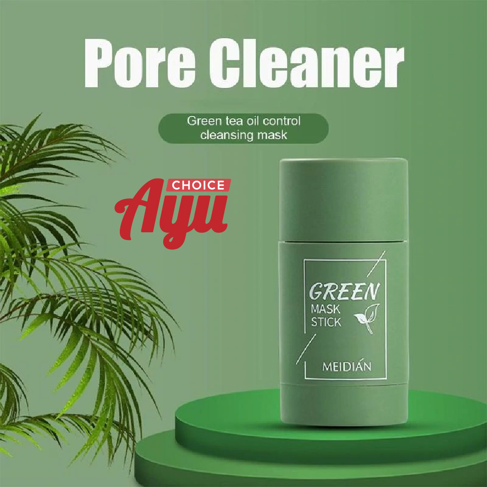 Jual MEIDIAN Green Tea Mask Cleansing Clay Stick Masker acne blackhead