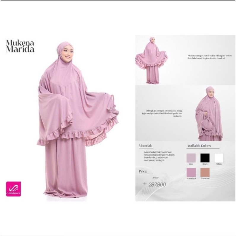 Jual PROMO!!!RABBANI MUKENA MARIDA | Shopee Indonesia