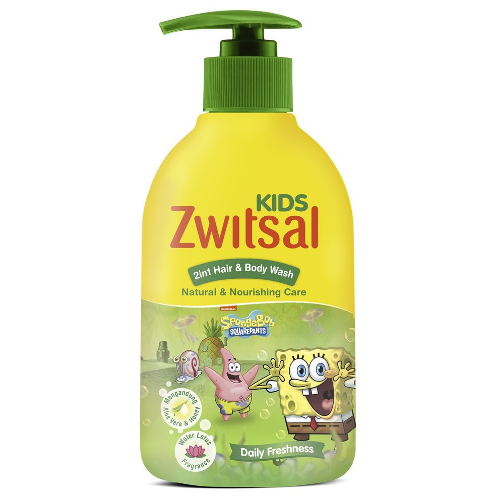 Jual Zwitsal Kids 2in1 Hair & Body Wash Noutural & Nourishing Care 280ml Shopee Indonesia