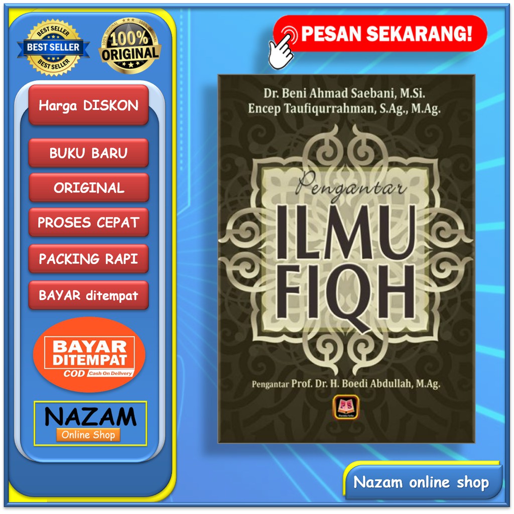 Jual Buku Pengantar Ilmu Fiqh Beni Ahmad Saebani- Pustaka Setia ...