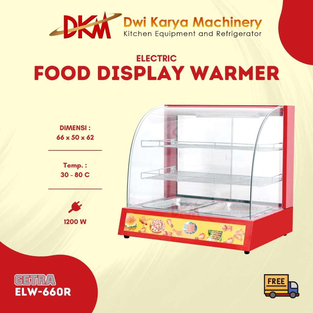 Jual Getra Elw R Food Display Warmer Showcase Penghangat Makanan Shopee Indonesia