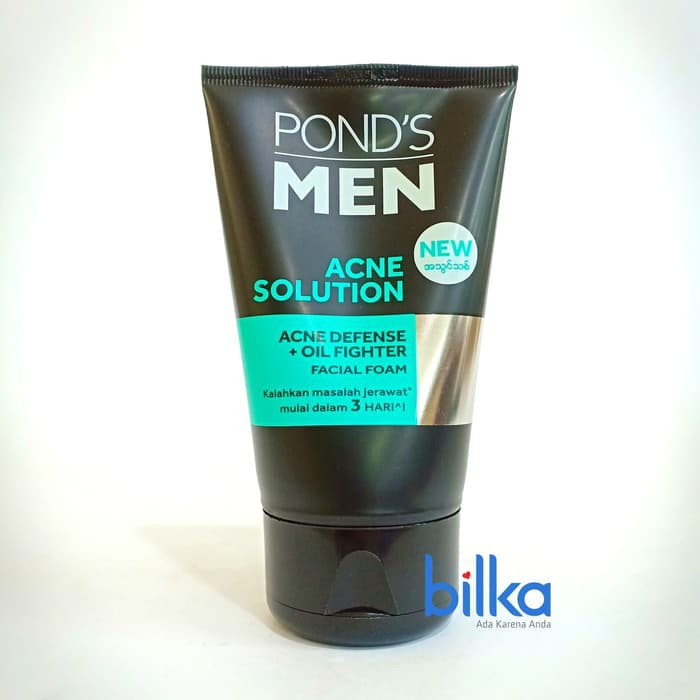 Jual Pond S Men Acne Solution Facial Foam G Shopee Indonesia