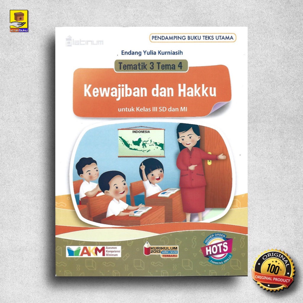 Jual Buku Tematik Sd Kelas 3 Tema 1 2 3 4 5 6 7 8 Akm Hots Platinum