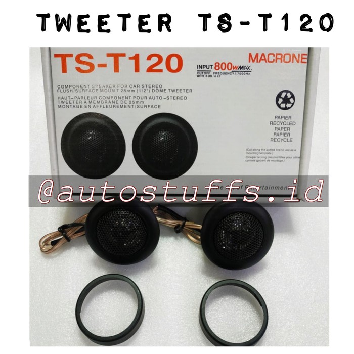 Jual Tweeter TS-T120 Tweeter Speaker Mobil Tweeter Mobil ...