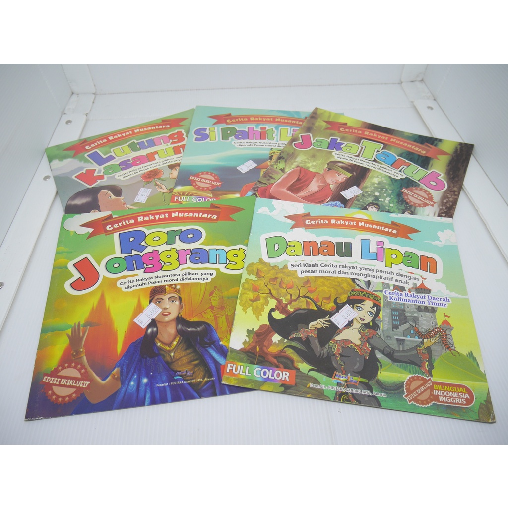 Jual BUKU CERITA RAKYAT NUSANTARA 2 BAHASA FULL COLOUR | Shopee Indonesia