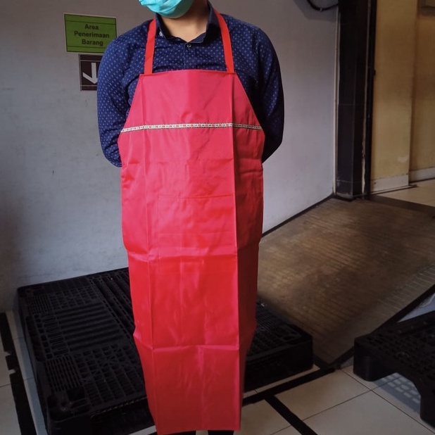 Jual Apron Kain Warna / Pelindung Lab / Celemek Masak / Apron Warna ...