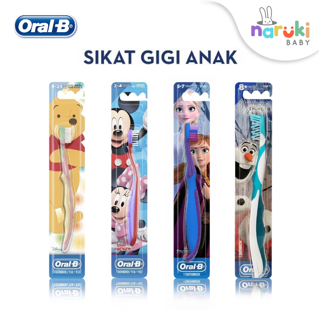 Jual Oral-B Sikat Gigi Anak Stage 1 2 3 4 OralB Baby Kids Toothbrush ...