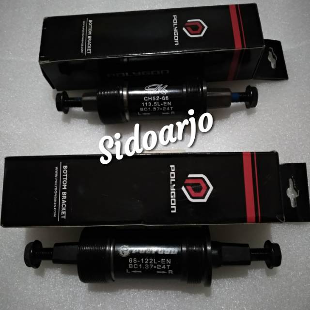 Jual BB Cartridge set | Bottom bracket set | BB Bearing Polygon 113 122 ...