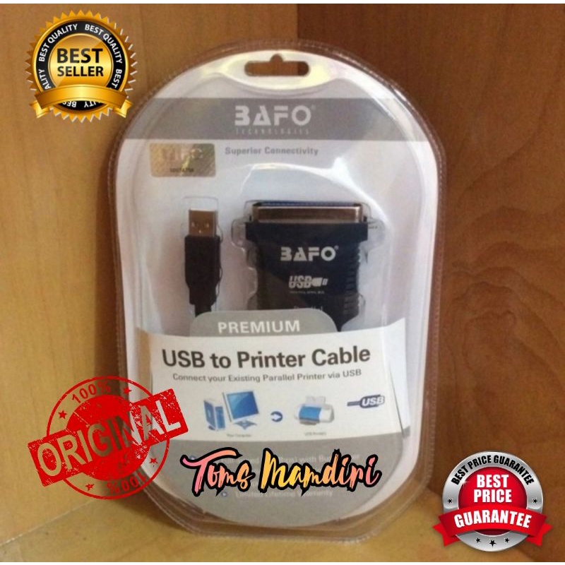 Jual Kabel Usb To Paralel Bafo Original Usb To Lpt Printer Shopee Indonesia 3732