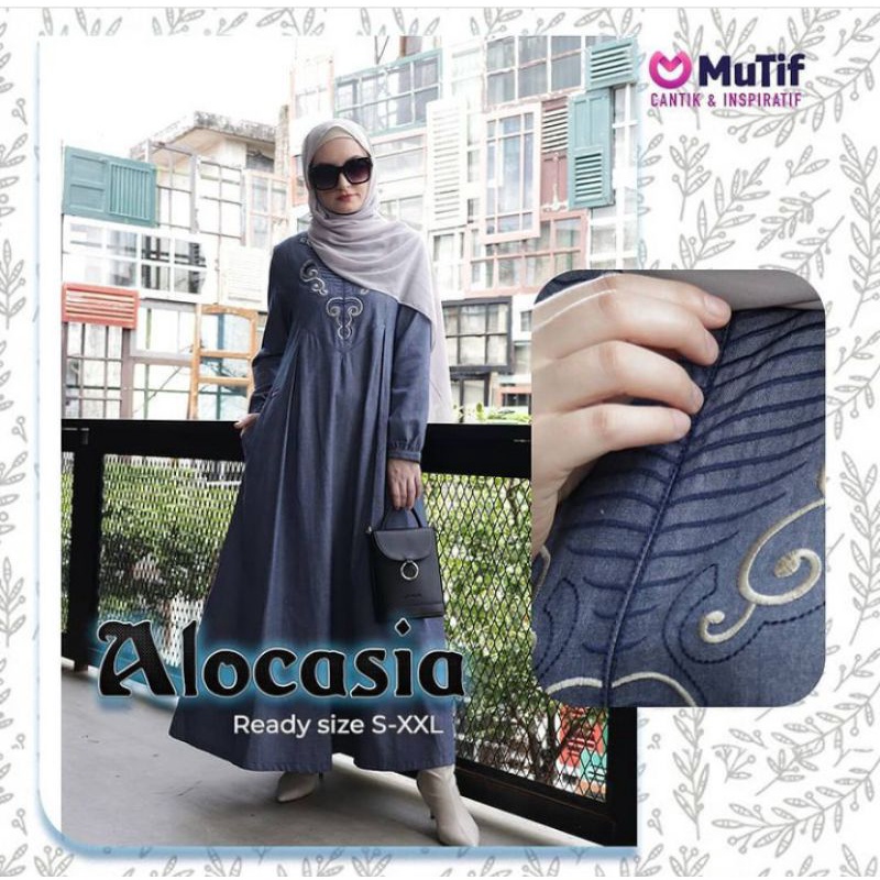 Jual MUTIF ALCSIA NAVY DENIM | Shopee Indonesia