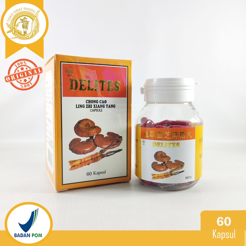 NAN FUNG CHONG CAO LING ZHI XIANG TANG CAPSULE / DELITES / OBAT DIABETES