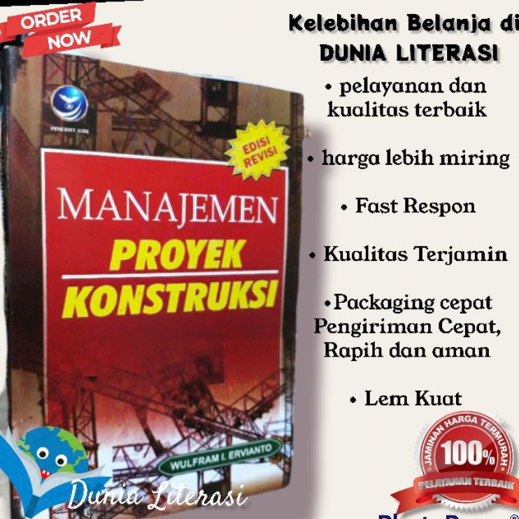 Jual MANAJEMEN PROYEK KONSTRUKSI Edisi Revisi By WULFRAM I.ERVIANTO ...