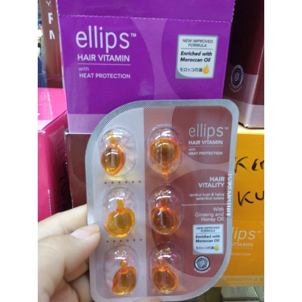 Jual Ellips Vitamin Rambut ISI 6 KAPSUL~ELIPS ORIGINAL 100 % Promoo ...