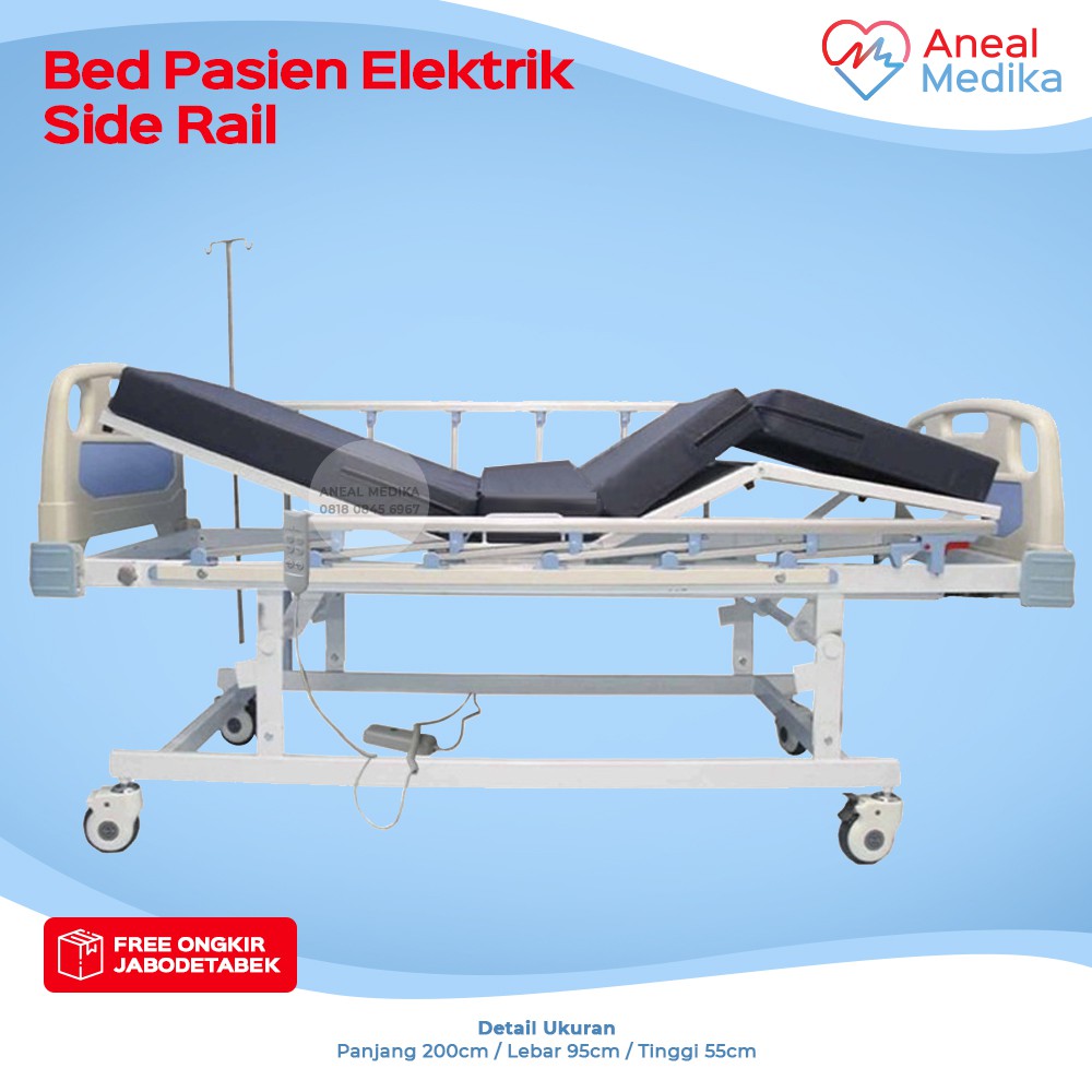 Jual Bed Pasien Elektrik Side Rail - Ranjang Pasien ABS Elektrik ...