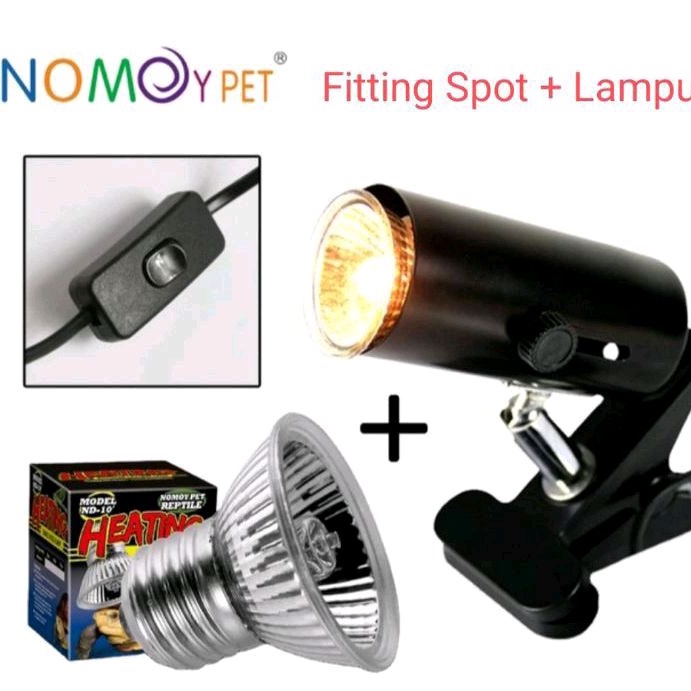 Jual Lampu Uva Uvb Nomoy Fitting Lampu Besi Jepit Keramik Shopee