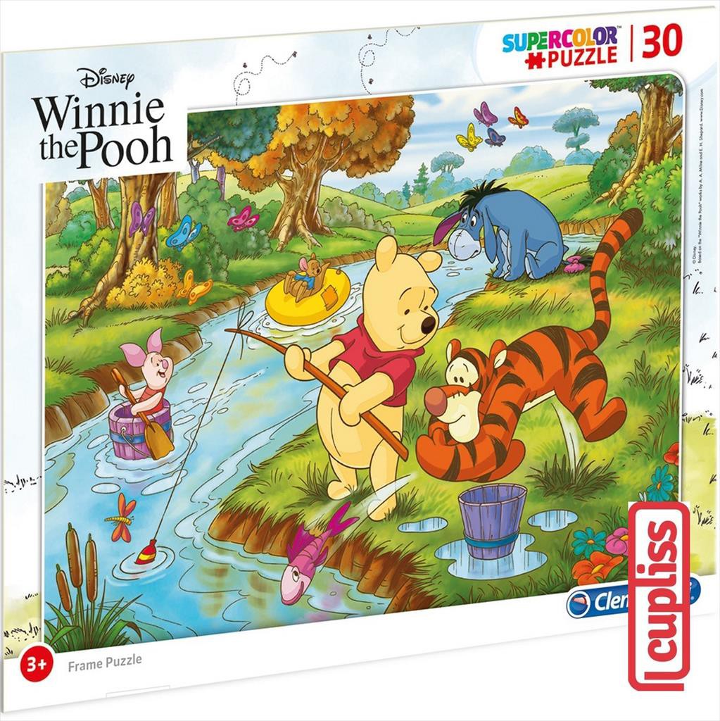 Jual Clementoni 22704 Disney Winnie the Pooh Fishing Frame Puzzle 30 ...