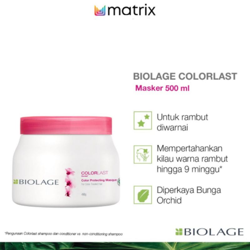 Jual MATRIX Biolage Hair Mask 490 mL Smoothproof Colorlast Fiberstrong Hydrasource