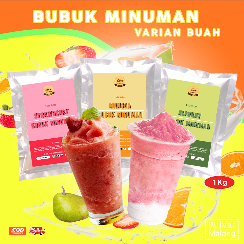 Jual BUBUK MINUMAN RASA / BUBUK MINUMAN ANEKA RASA 1KG / BUBUK MINUMAN ...