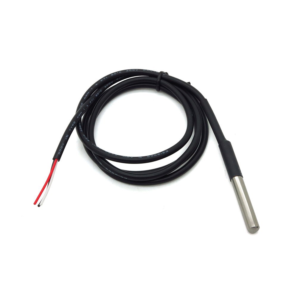 Jual Sensor Suhu Ds18b20 Waterproof Temperature Probe Sensor Shopee