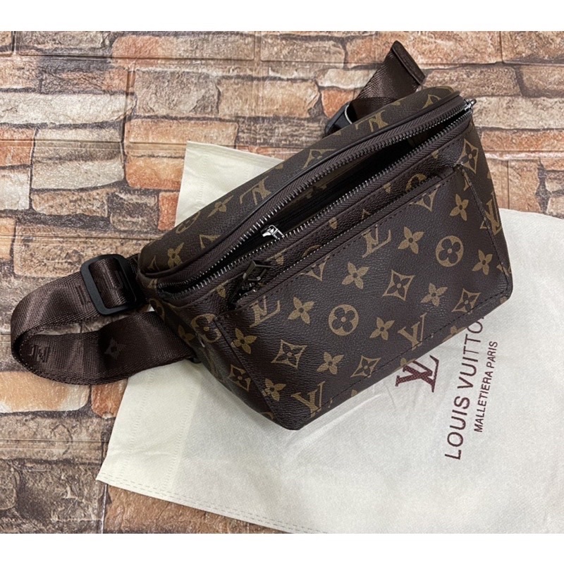 Jual Tas Pria Slimbag Bodybag Import Branded Waist Bag Louis Vuitton  Premium High Quality Mirror 1 44URG