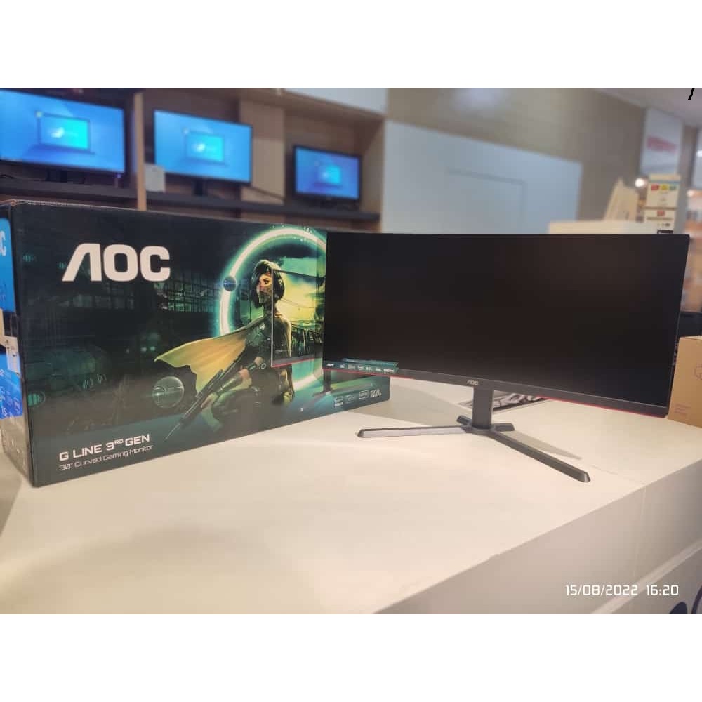 Jual AOC Monitor Gaming CQ30G3Z 30 Inch Ultrawide Led Curved 200Hz 0 ...