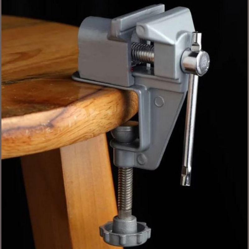 Jual Alat Penjepit Kayu Vise Clamp Capit Catok Meja Alumunium | Shopee ...
