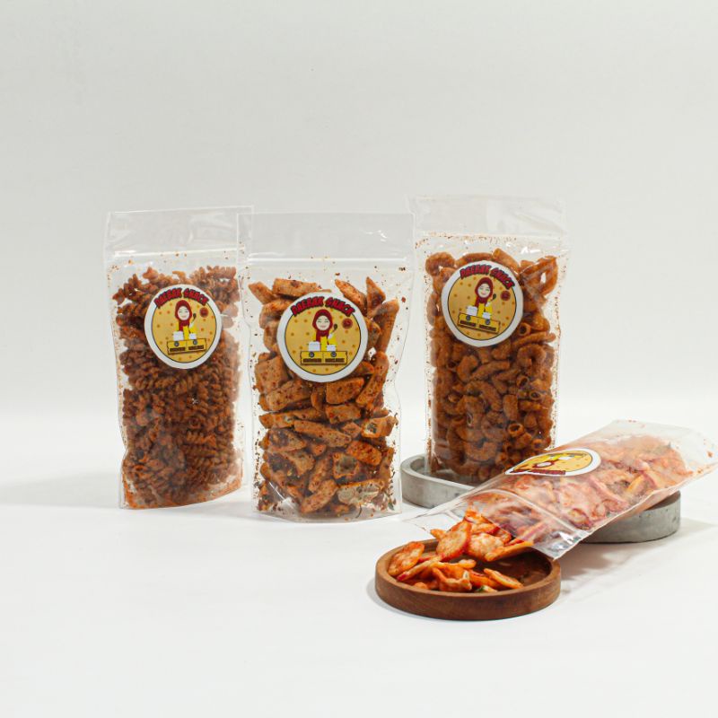 Jual Basreng / makaroni / krupuk seblak / makaroni spiral (pedas asin ...