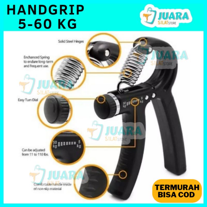 Jual ORIGINAL 5 60kg Handgrip Olahraga Tangan Untuk Kekuatan Tangan Dan Jari Shopee Indonesia