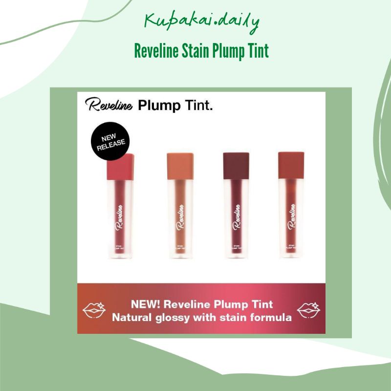 Jual Reveline Stain Plump Tint / Lip Liptint Lipcream Shopee Indonesia
