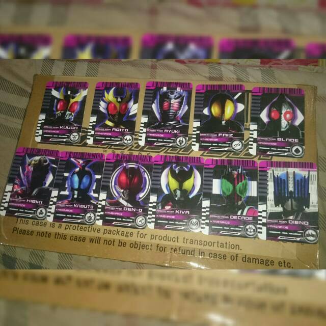 Jual Kartu Kamen Rider Decade Heisei Riders Phase 1 Cards | Shopee ...