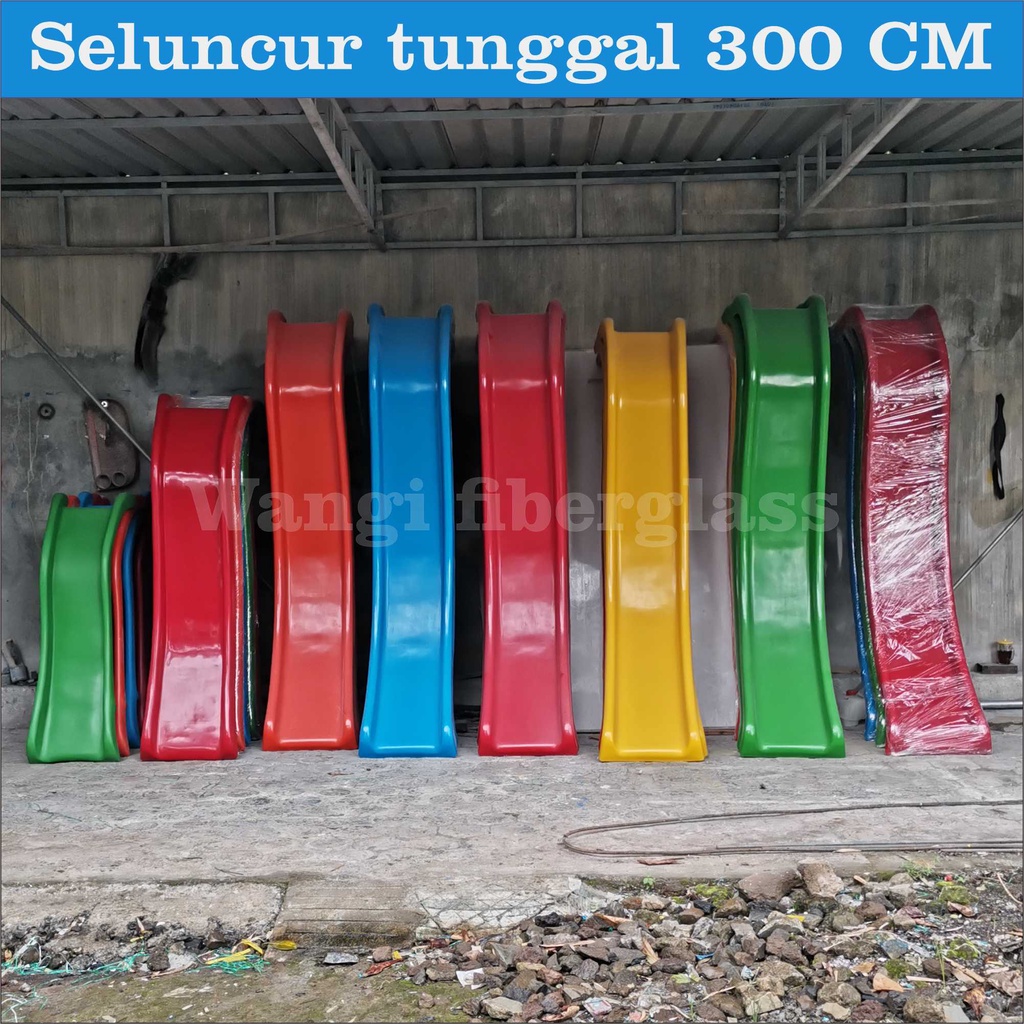 Jual Perosotan Anak Fiber Panjang 300 Cm Seluncuran Fiberglass