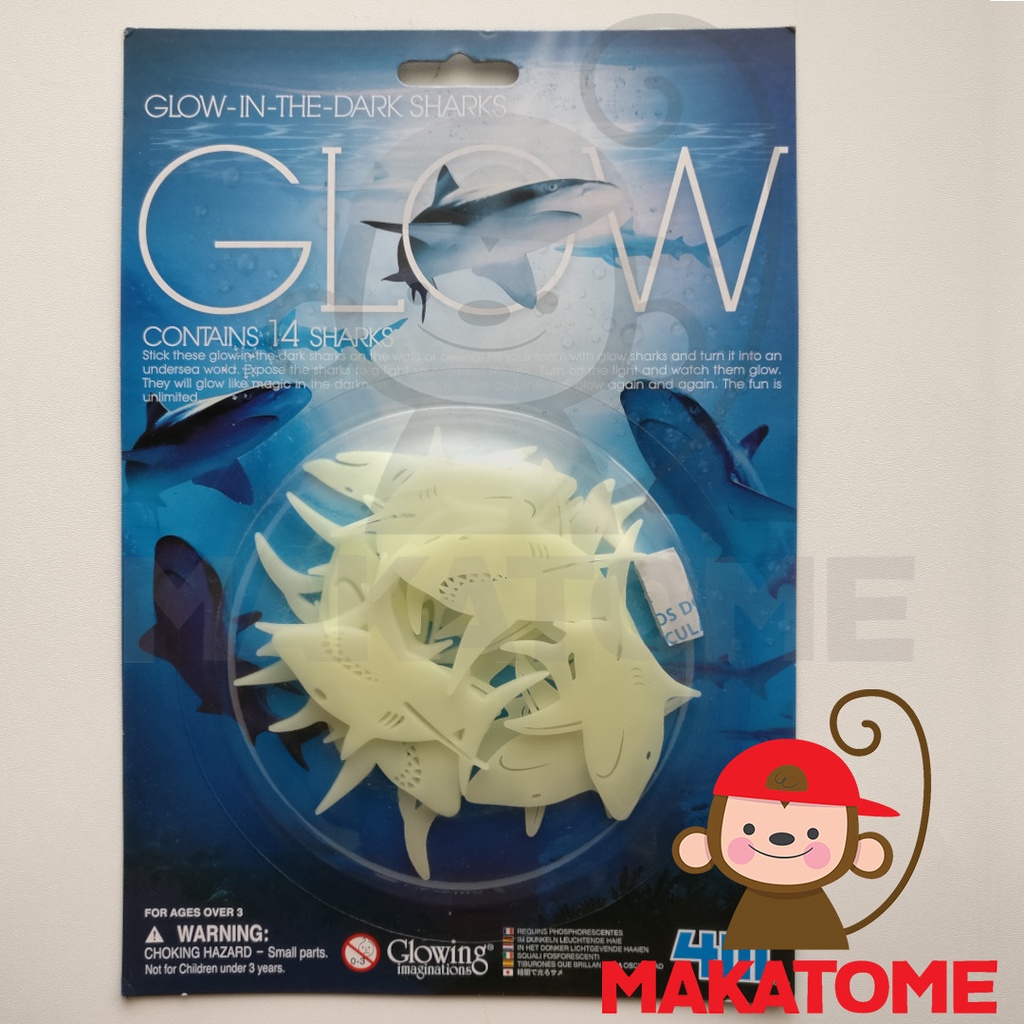 4M Glow In The Dark Sheep Stickers - 16 Count Glow Sheep For Bedroom Walls & Ceiling