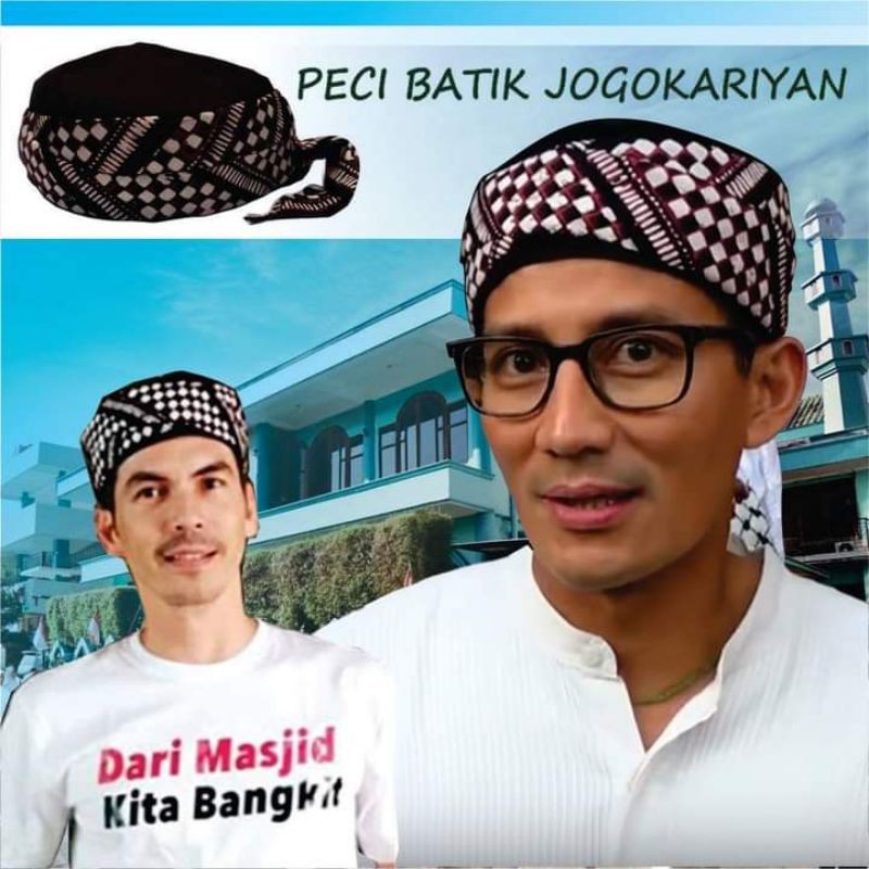 Jual Peci Batik Jogokariyan Kopiah Khas Artis Songkok Batik Kopyah