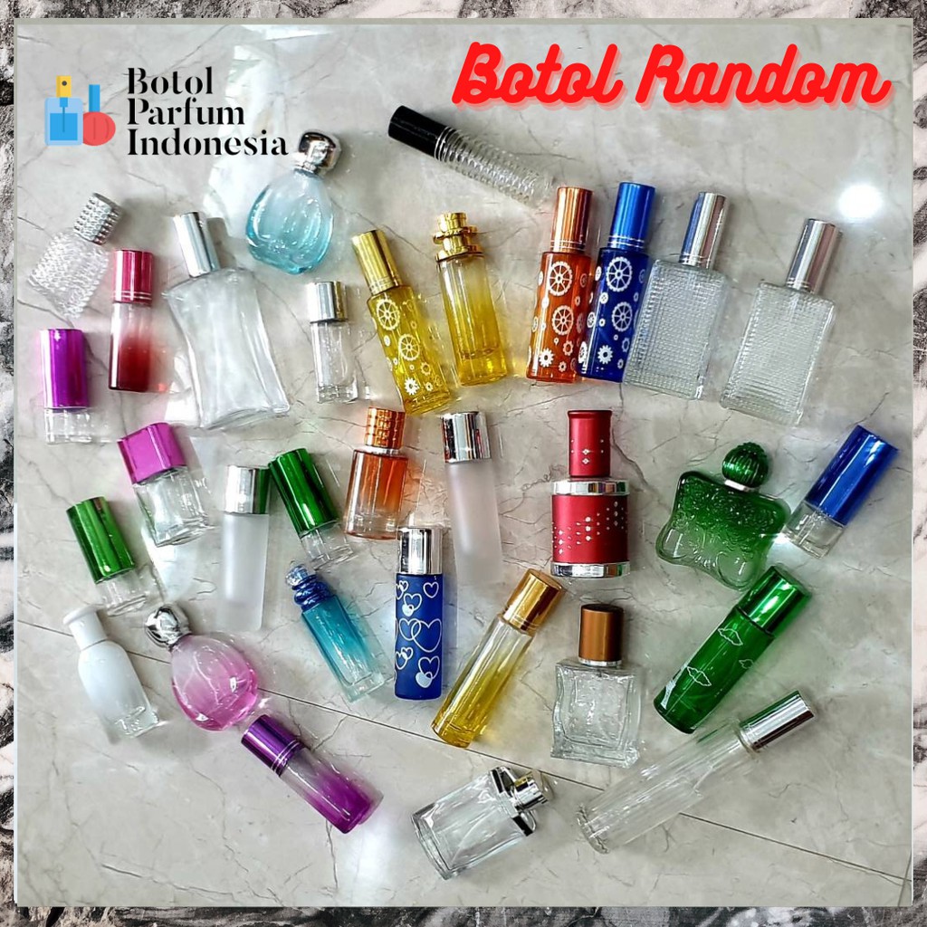 Jual BOTOL PARFUM RANDOM KOSONG SPRAY KACA (ECERAN 1 PCS) | Shopee ...