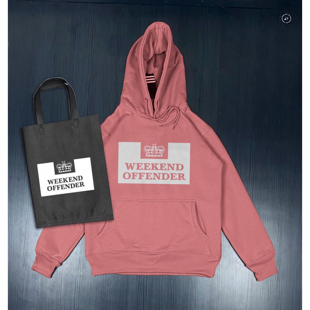 Hoodie weekend offender pink hotsell