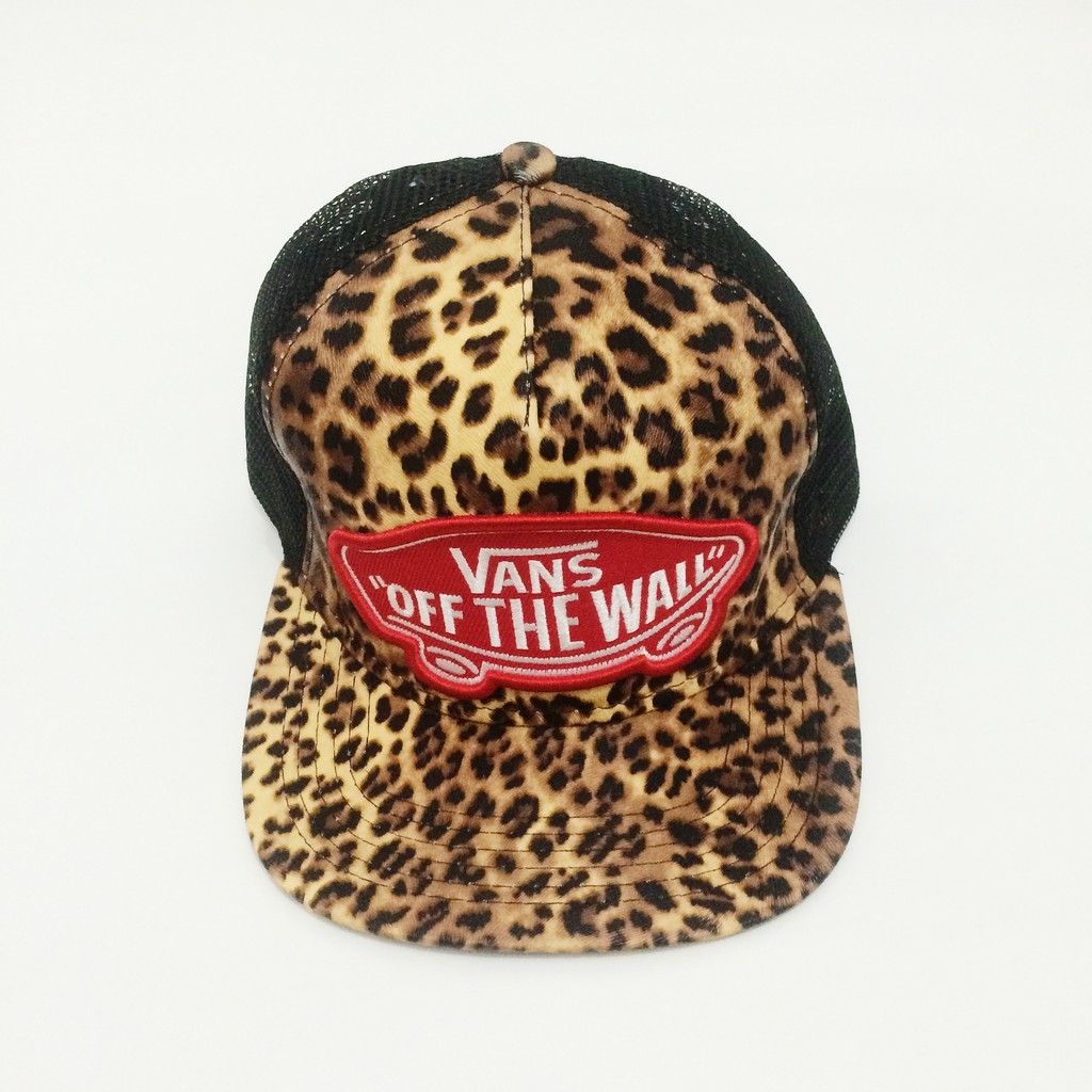 Vans on sale leopard snapback