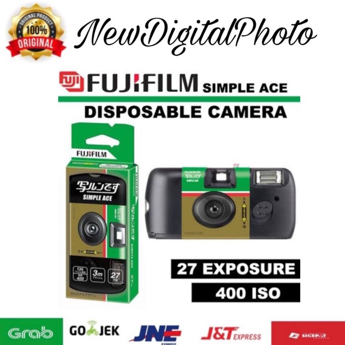 Jual Fujifilm Disposable Camera Simple Ace Asa 400 Japan Original